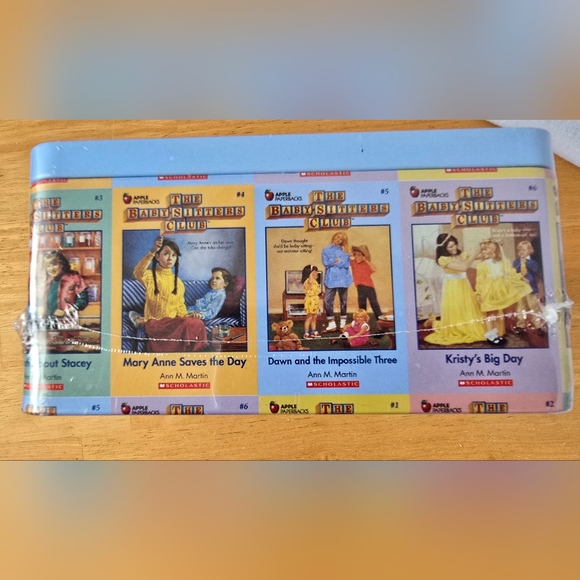 The Baby Sitters Club Retro Tin Set (Books #1-6) By Ann. M. Martin New Sealed - Picture 4 of 4